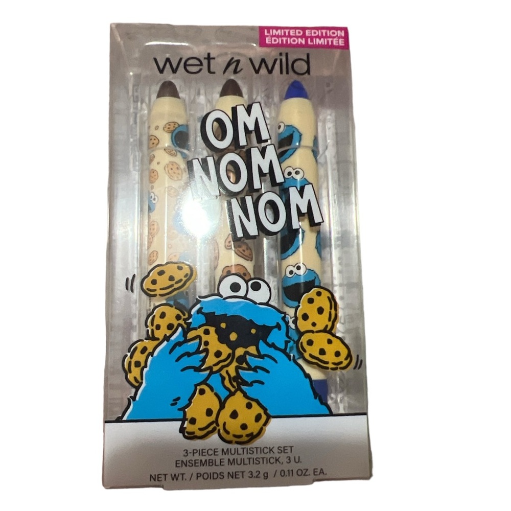 Wet n Wild 3 Piece Multistick Set Cookie Monster